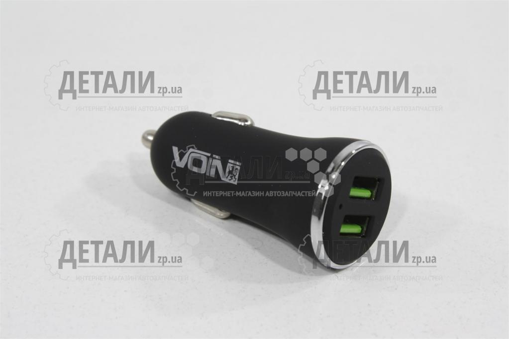 Адаптер автомобільний (прикурювач - USB) (12/24V - 5V 3/2 A) VOIN