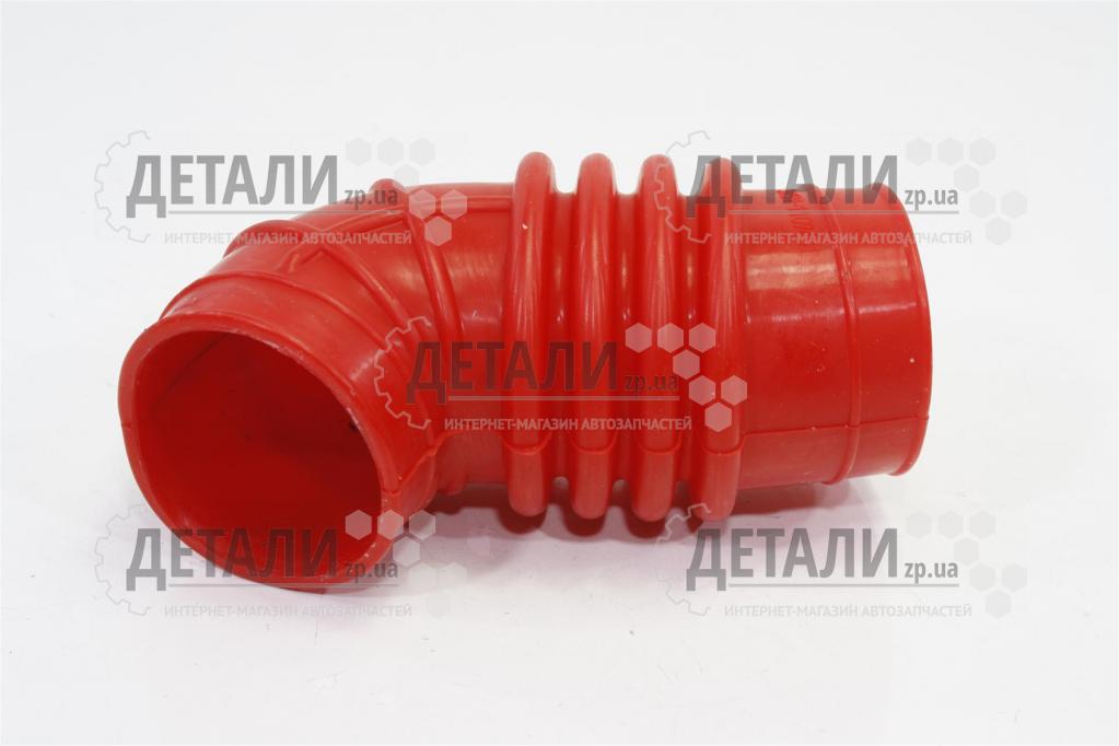 Патрубок воздушного фильтра 409, 4213дв подводящий ДМРВ силикон красный Техно Резина