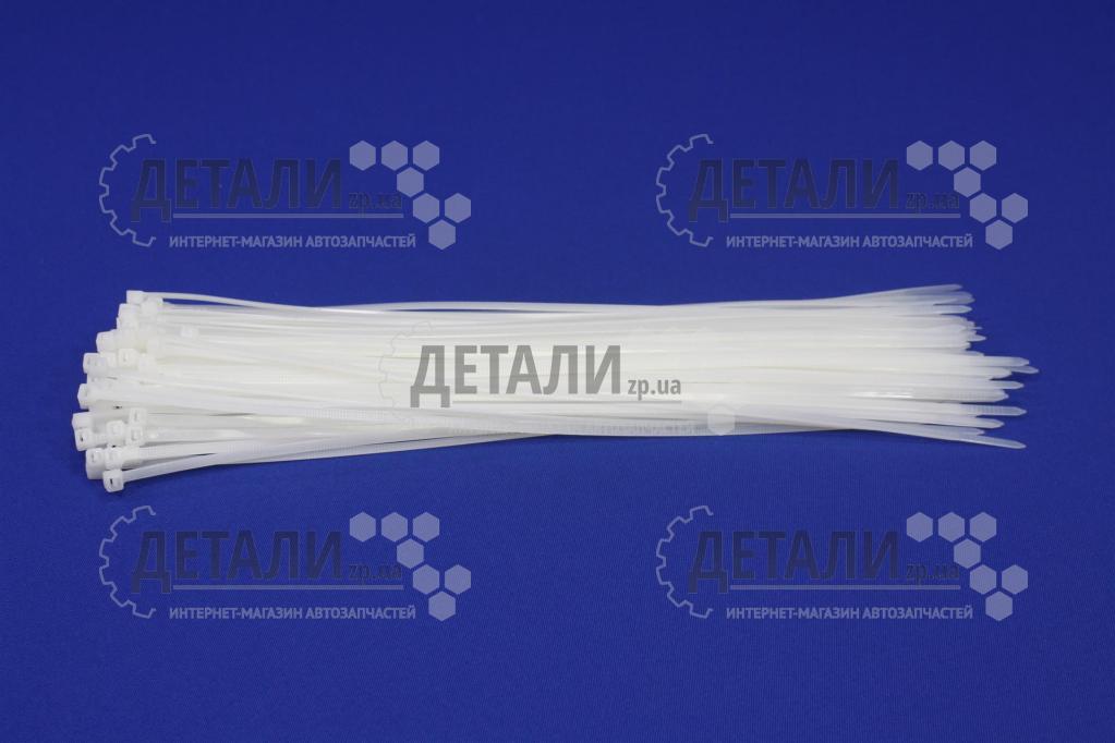 Хомут пластиковий 300х3,6 (100 шт) білий LSA