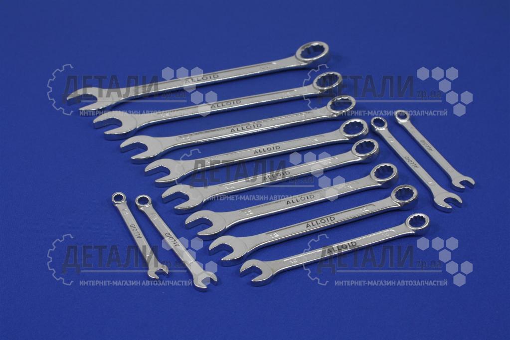 Набір ключів ріжково-накидних Alloid (12 шт) 6-22 мм