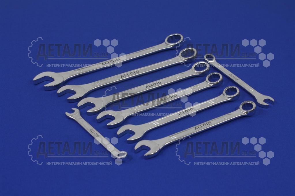 Набір ключів ріжково-накидних Alloid (8 шт) 6-19 мм