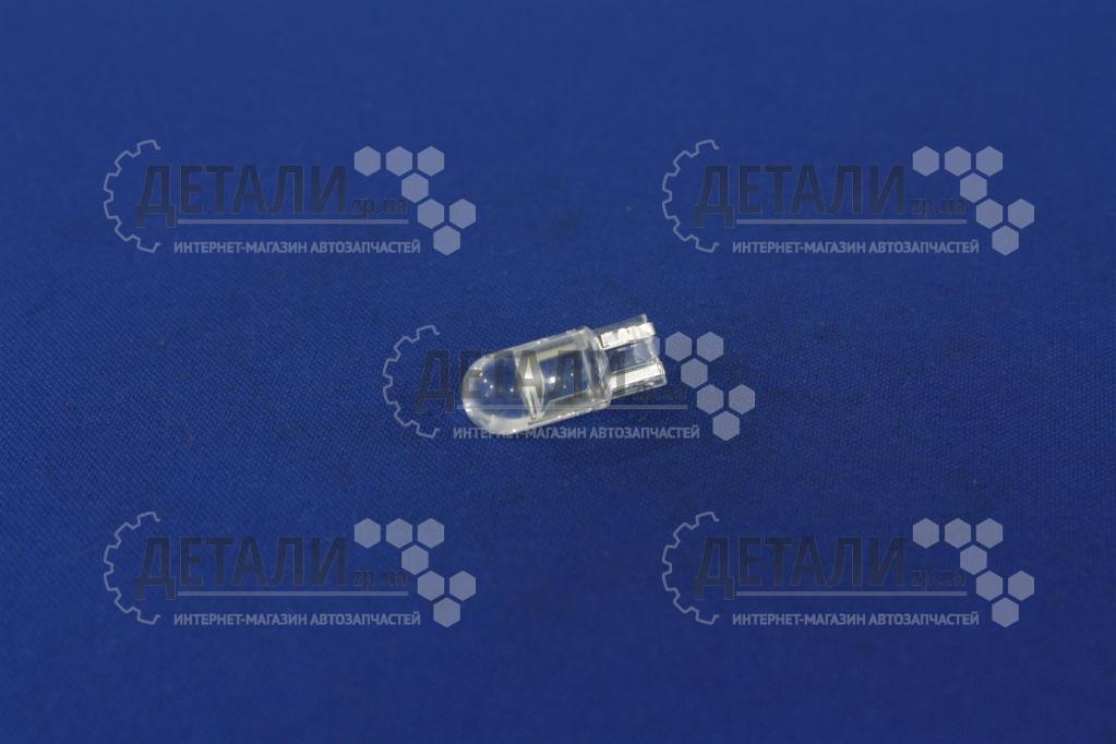Светодиод бесцокольный габаритов сплошной свет синий 1шт стекло 12V