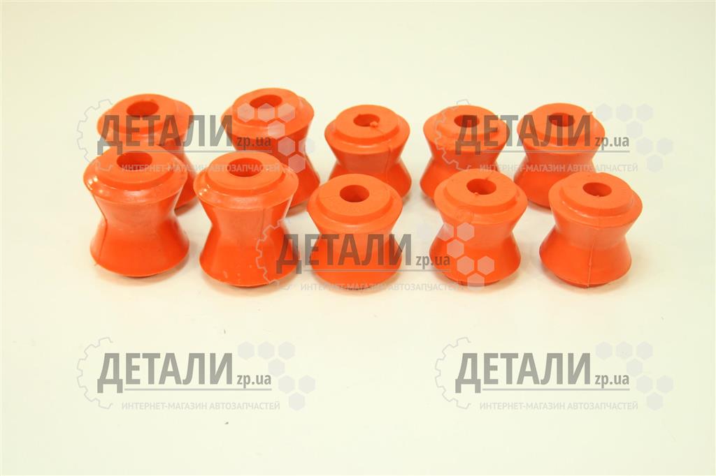 Втулки реактивных штанг (тяг) 2101, 2102, 2103, 2104, 2105, 2106, 2107 полиуретан оранжевая комплект