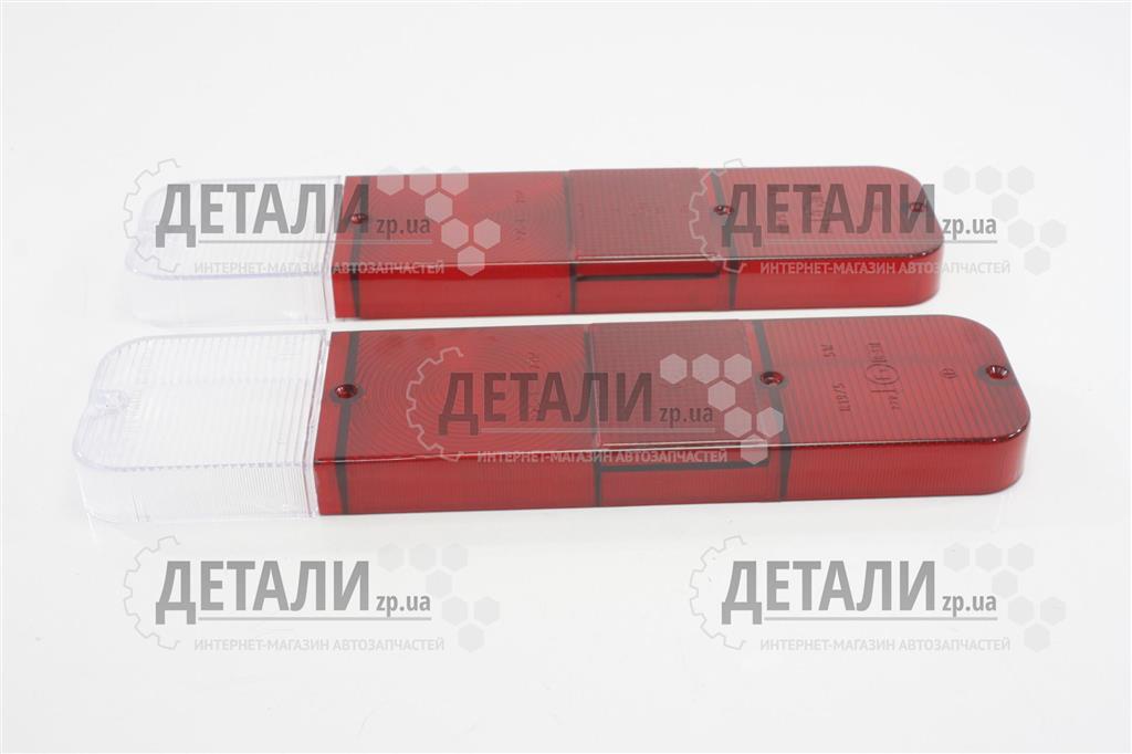 Стекло фонаря Москвич ИЖ-412 (красное+белое) 1комплект из 4штук Украина