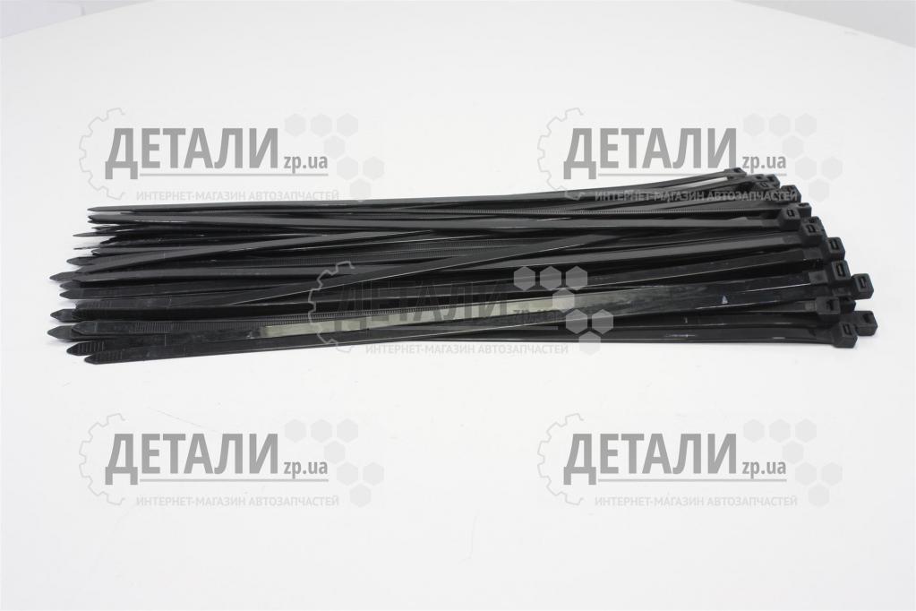 Хомут пластиковий Premium 400х7, 6 (50 шт) чорний EuroEx