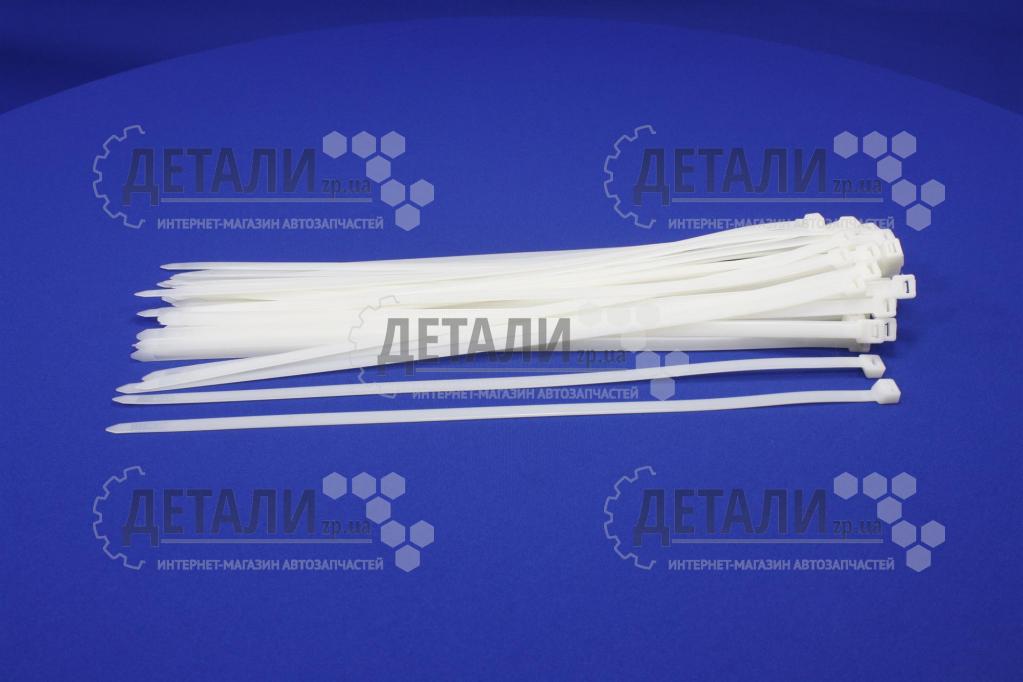 Хомут пластиковий Premium 400х7, 6 (50 шт) білий EuroEx