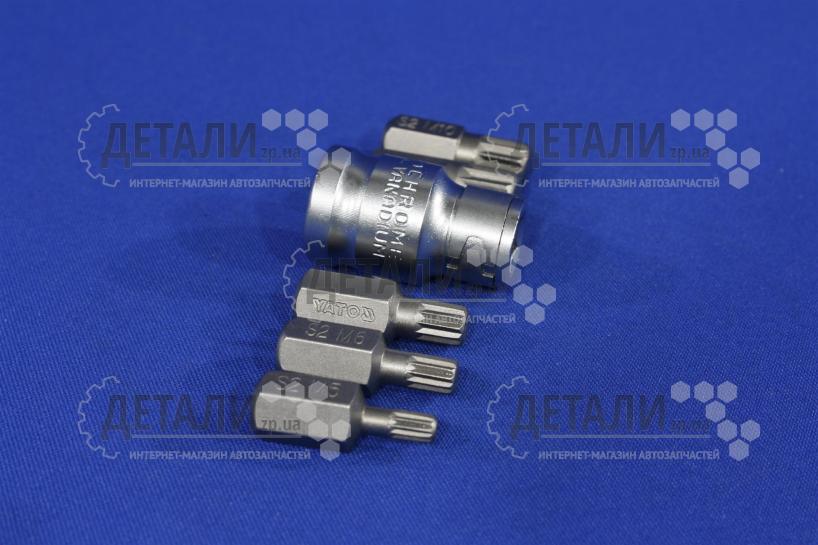 Набор бит звездочек (двенадцатигранных) 6 предметов YATO YT-0414