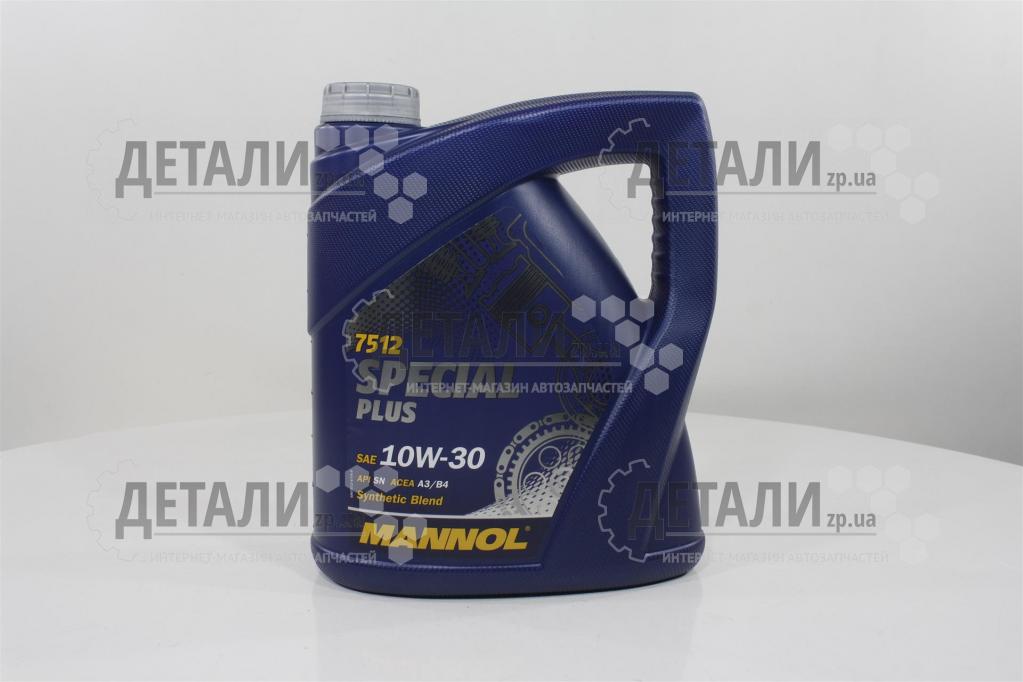 Олива моторна MANNOL синтетика 7512-4 Special Plus 10W30 4л
