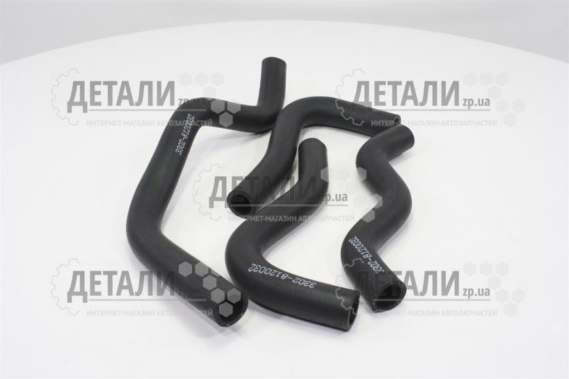 Патрубки радиатора ГАЗ ГАЗель ДВС-406 (5 шт.) РТИ