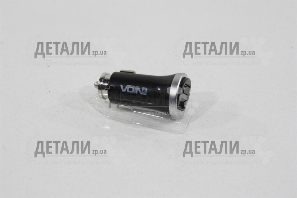 Адаптер автомобільний (прикурювач - USB) (12/24V - 5V 2,4A) VOIN