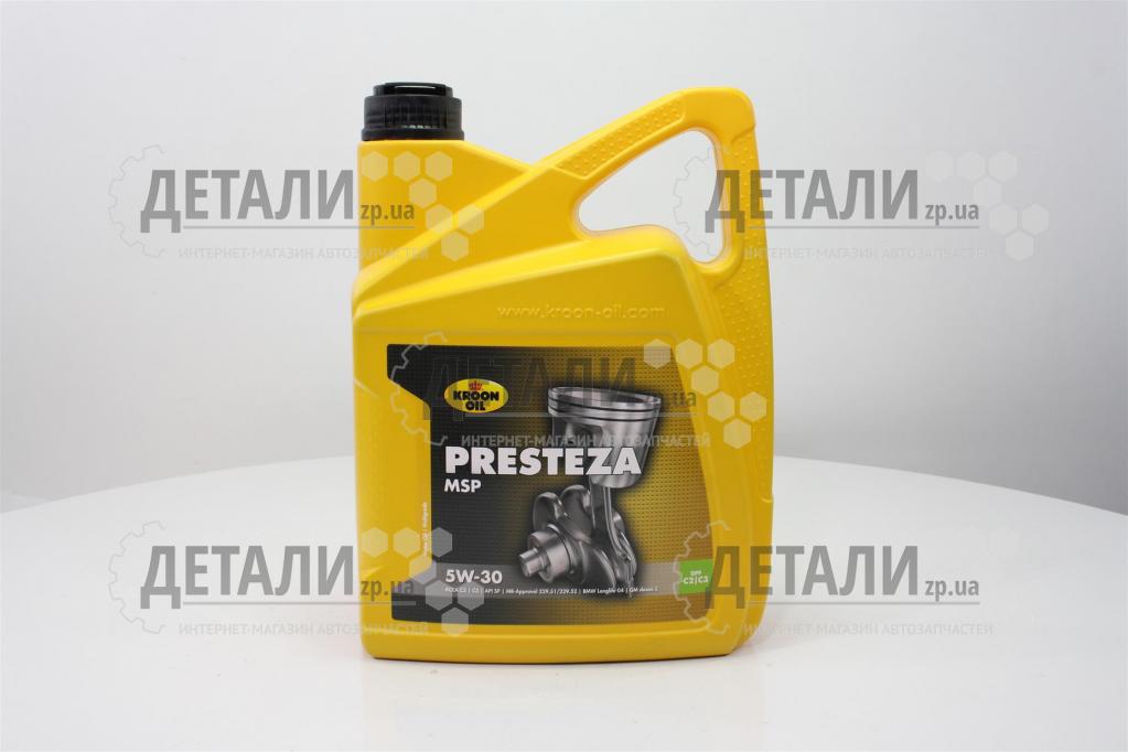 Масло KROON OIL Presteza MSP синтетика 5W30 5л