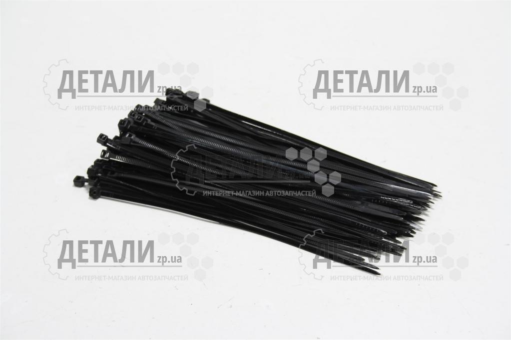 Хомут пластиковый 150х3 (100 шт) черный Китай