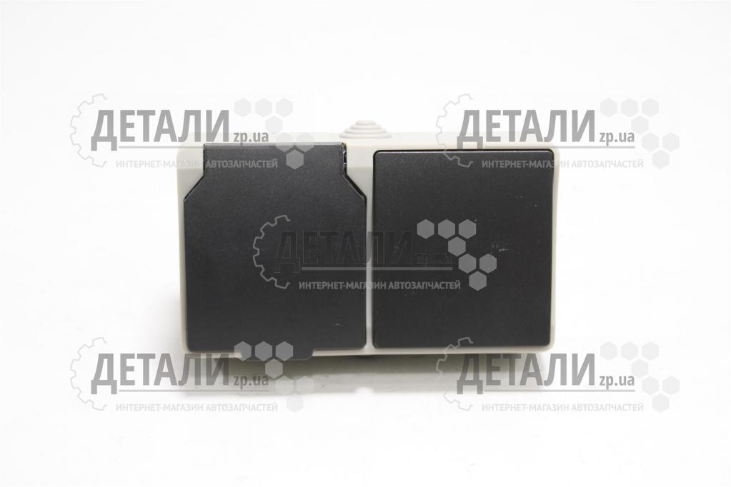 Розетка зовнішня одинарна з вимикачем одинарним TAKEL