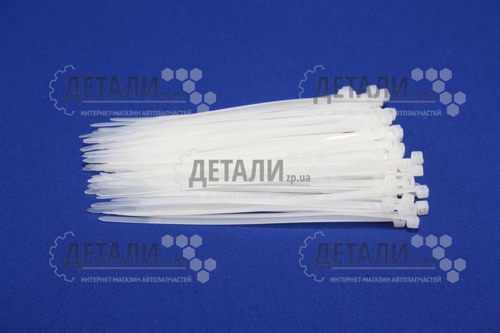 Хомут пластиковий 150х4 (100 шт) білий Китай