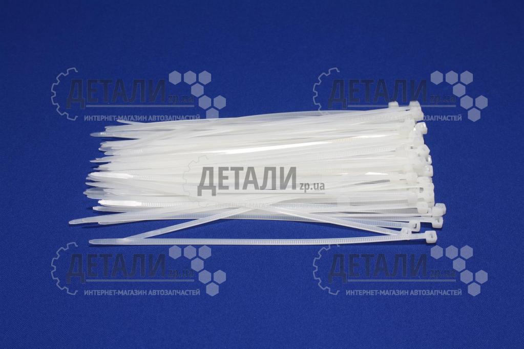 Хомут пластиковий 200х4 (100 шт) білий Китай