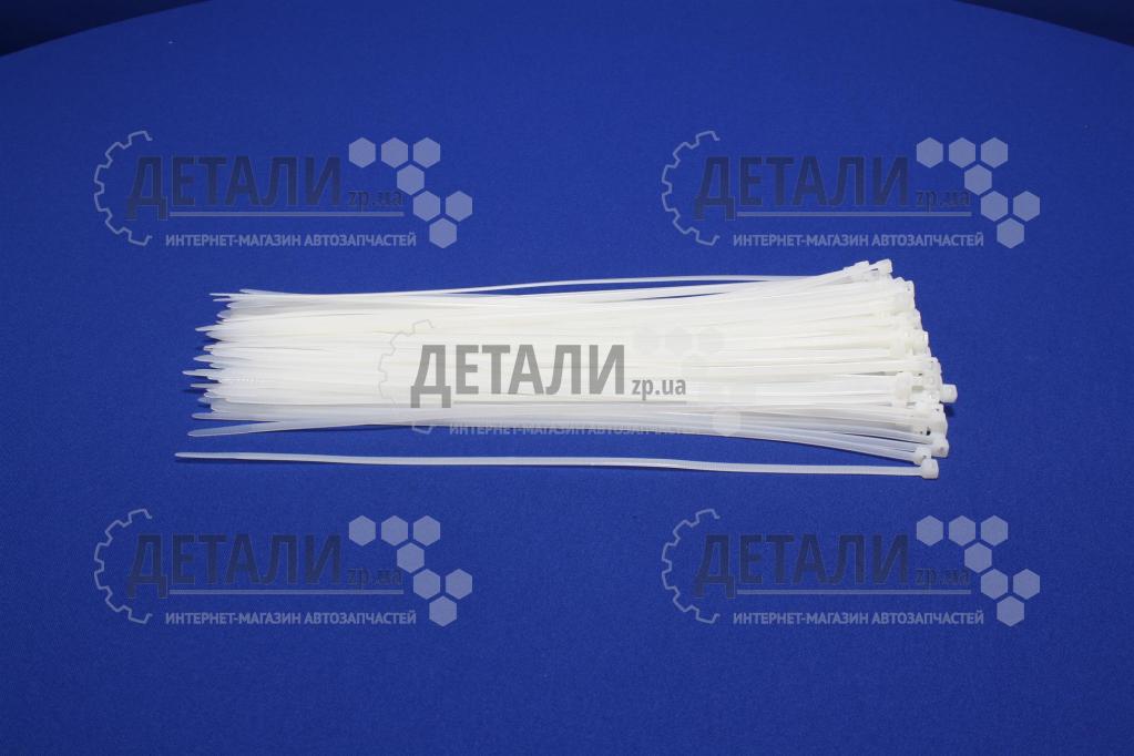 Хомут пластиковий 300х4 (100 шт) білий Китай