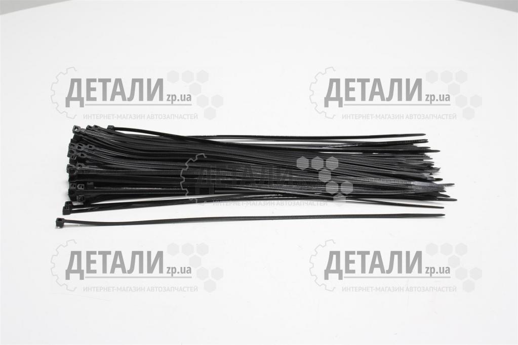 Хомут пластиковий 300х4 (100 шт) чорний Китай