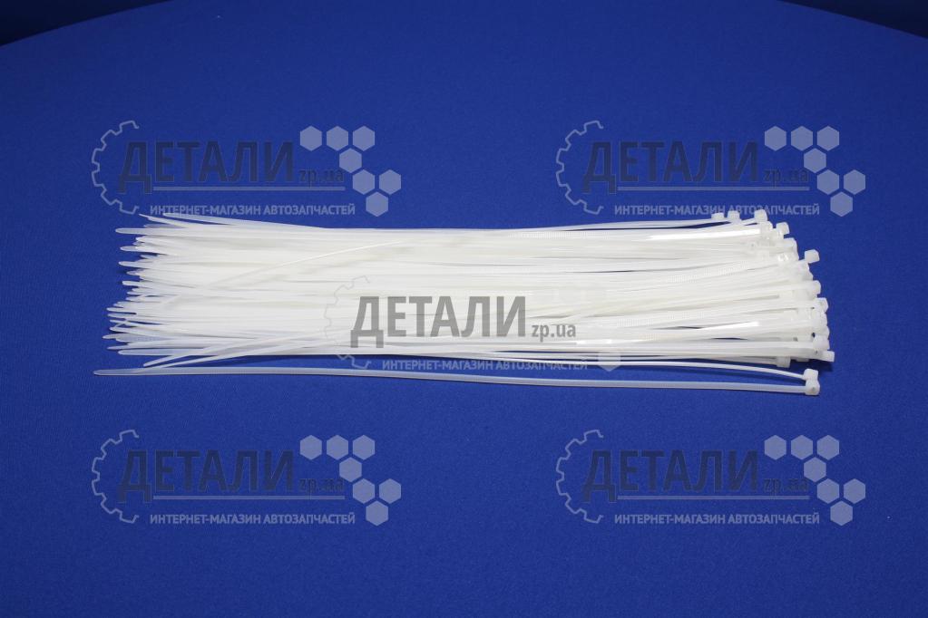 Хомут пластиковий 350х4 (100 шт) білий Китай