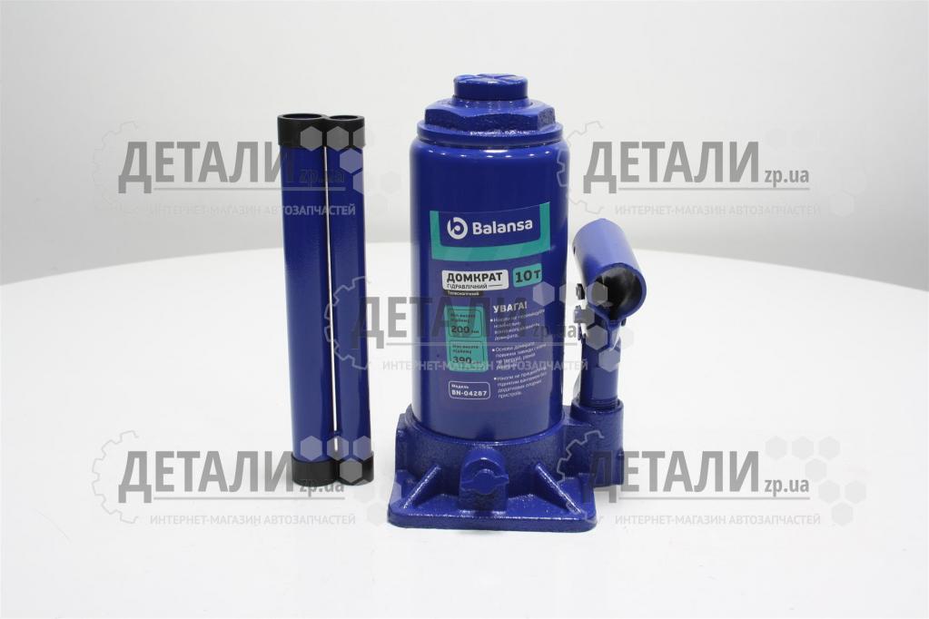 Домкрат гідравл пляшка.10 т висота підйому 390мм BALANSA