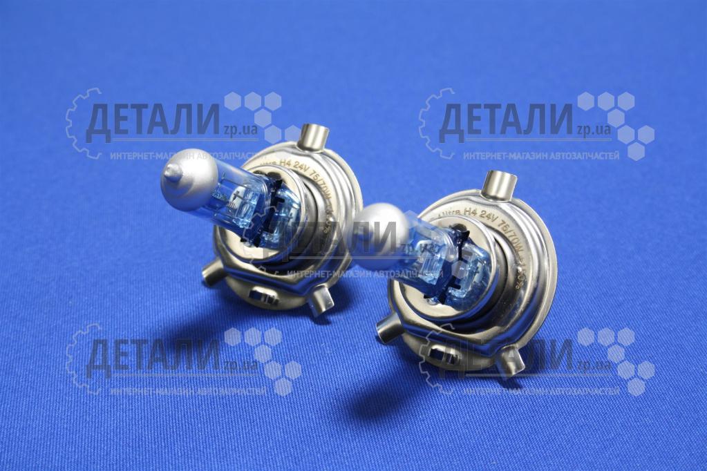 Лампа Н4 Р43 24V 75/70W BLASKAR +150% к-т 2 шт
