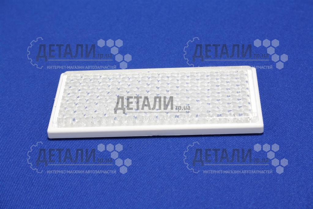 Світловідбивач прямокутний білий самоклейка