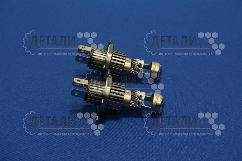 Лампа Н4 БИ LED с линзой 12 V к-т BLASKAR Китай G160 9-16V/Y400-H4