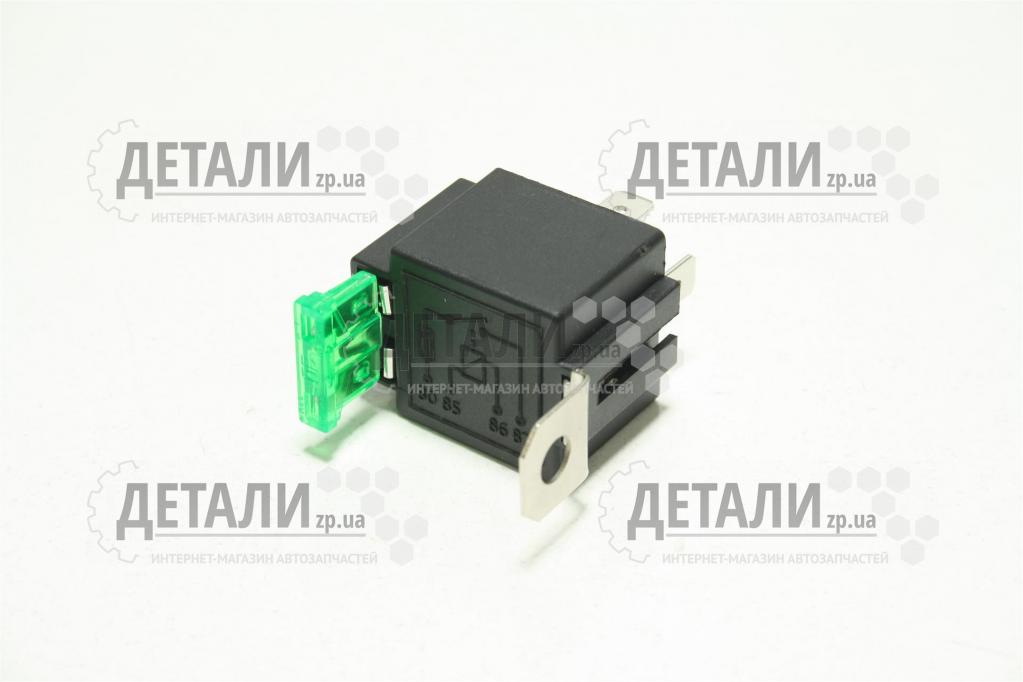 Реле 4-х контактное 30А с предохранителем VORTEX