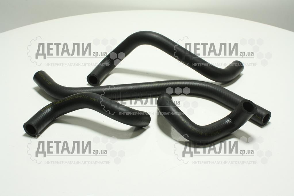 Патрубок печки 21082 инжектор к-т 4шт RAF