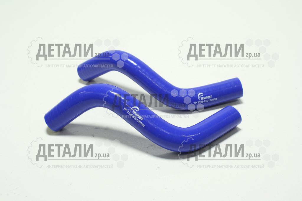 Патрубок опалювача 2108, 2109, 21099 салон комплект 2шт силікон TEMPEST (шланг обігрівача)