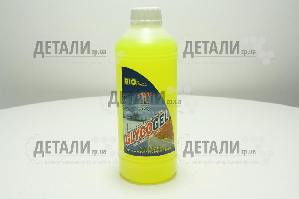 Охолоджуюча рідина (антифриз, тосол) 1л Bio-Line -37 (жовтий) G11