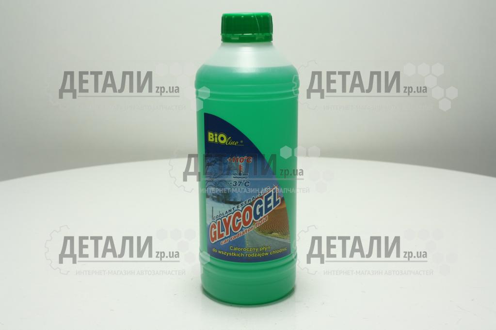 Охолоджуюча рідина (антифриз, тосол) 1л Bio-Line -37 (зелений) G-11