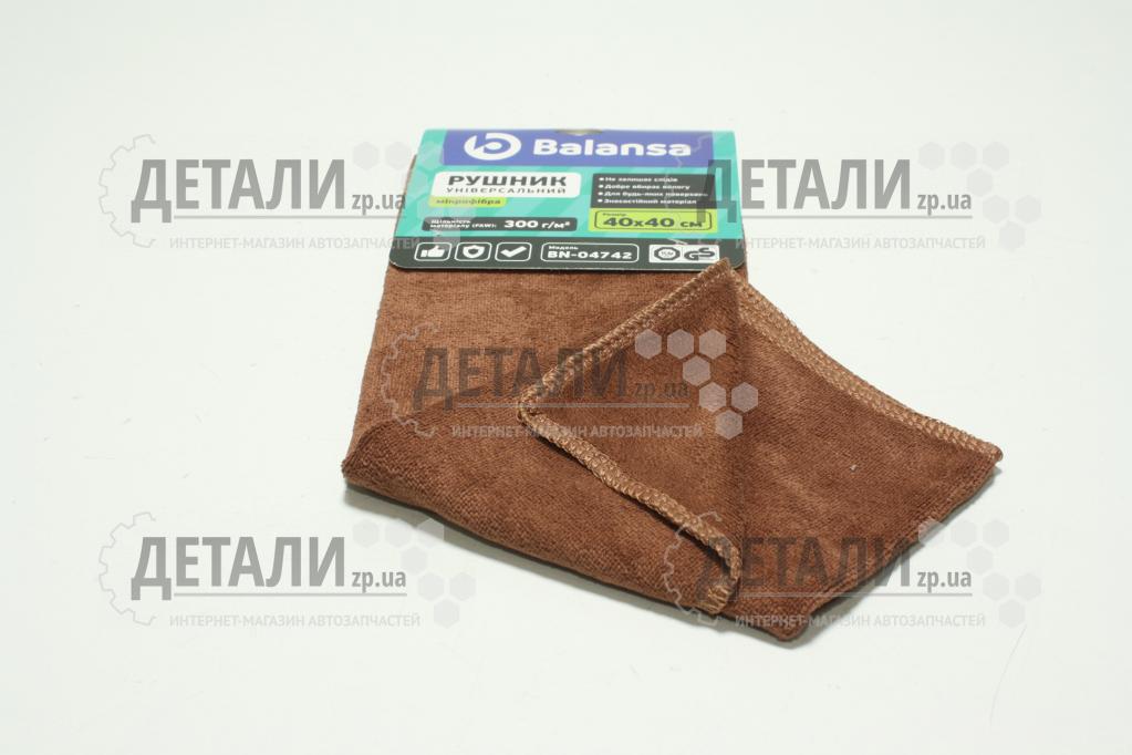 Салфетка автомобильная (Микрофибра) автополотенце BALANSA 300FAW 40х40