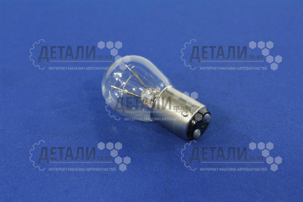 Лампа стопов габарита 12V 21/4W (2 контакта) OSRAM (Исполнение патрона со смещением)