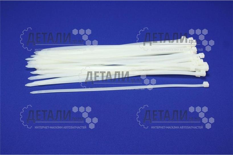 Хомут пластиковий 350х8 (100 шт) білий APRO