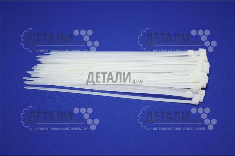 Хомут пластиковий 200х2,5 (100 шт) білий LSA