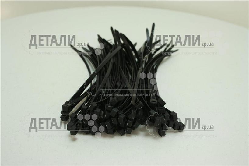 Хомут пластиковий 200х4,8 (100 шт) чорний LSA