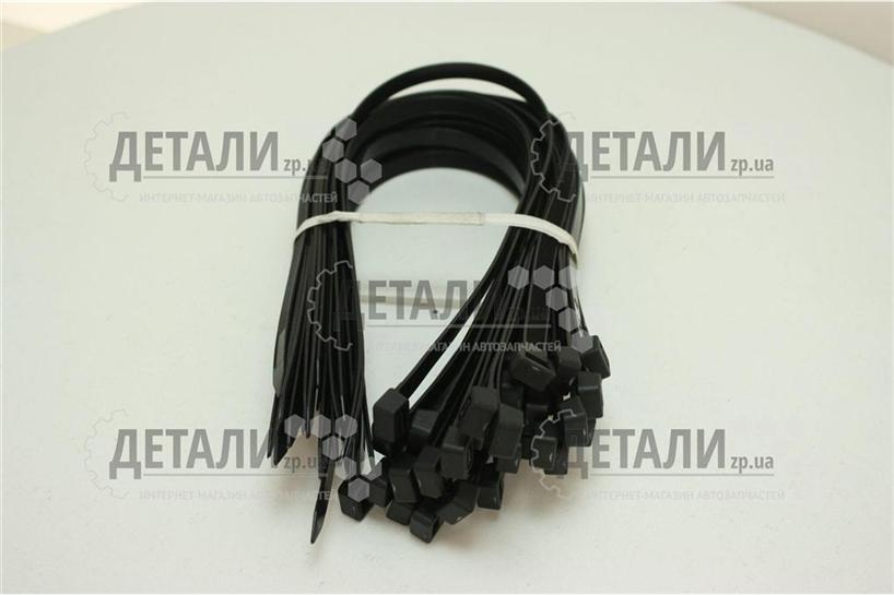 Хомут пластиковый 450х9 (100 шт) черный LSA
