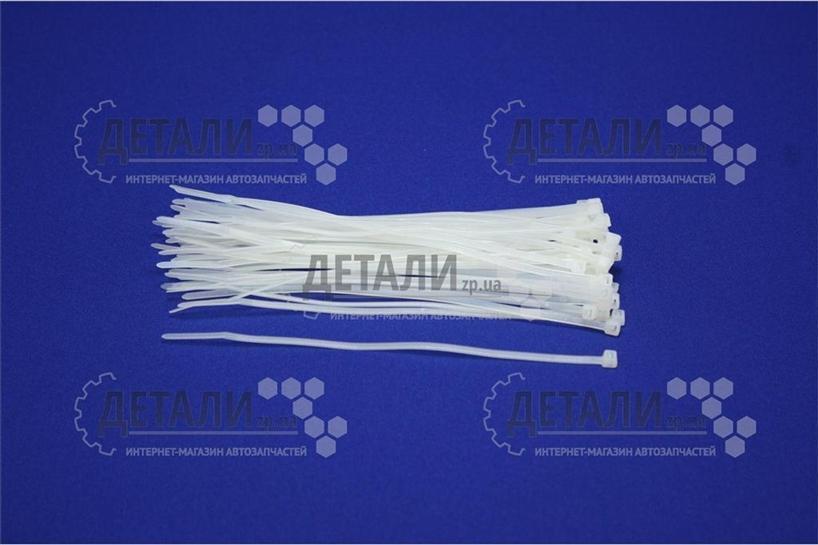 Хомут пластиковий 150х3 (100 шт) білий APRO