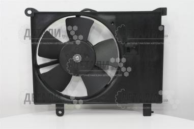 Электровентилятор радиатора Ланос с диффузором дополнительный АТ