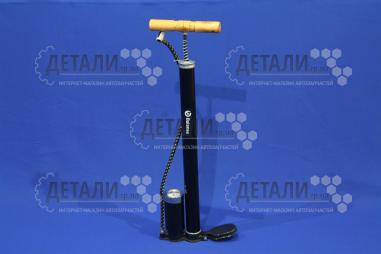 Насос ручний з манометром BALANSA дерев'яна ручка