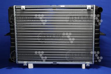 Радиатор охлаждения 3302, 2705, 2217, Газель крепление ухо 2-рядный алюминиевый АТ
