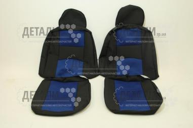 Чехлы сидений 2101, 2102, 2103, 2106 гобелен с синими вставками комплект Украина
