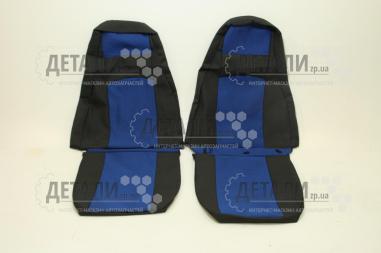 Чохли сидінь 2104, 2105, 2107 гобелен з синіми вставками комплект України