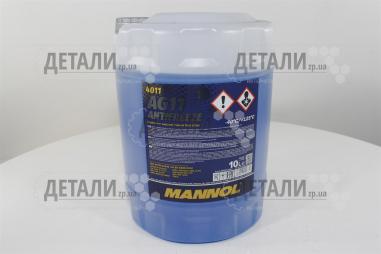 Охолоджуюча рідина (антифриз, тосол) 10л MANNOL t-40 (синій) G11