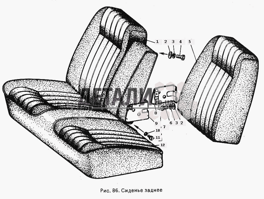 Сиденье переднее волга