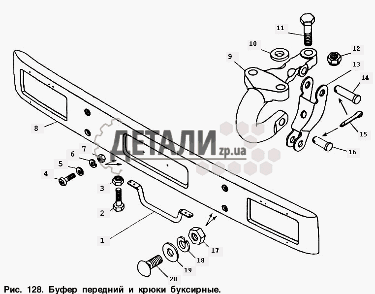 Передний крюк приора