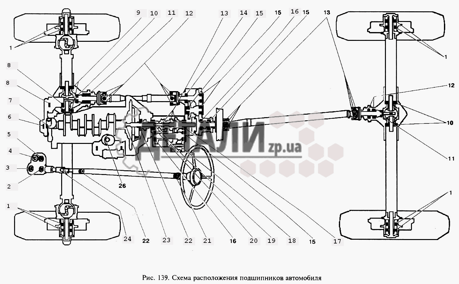 Эл схема уаз 3151