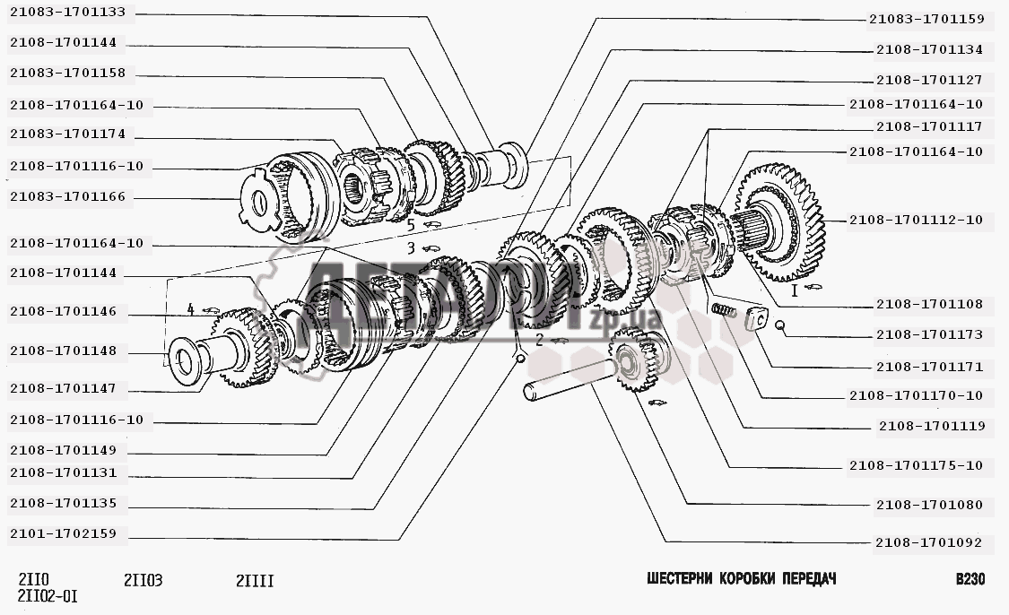 Чертеж Коробка Передач Ваз 2110